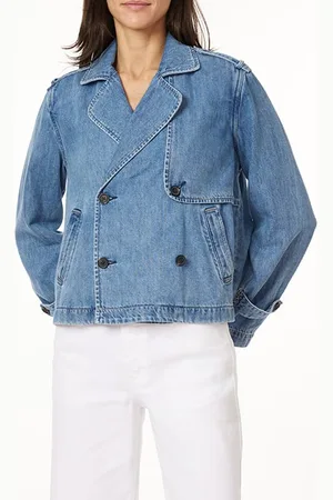 Scotch&Soda Cropped Denim Trench West Side