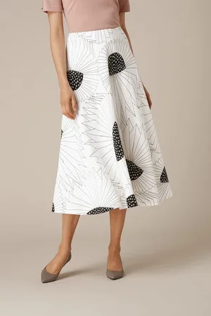LK Bennett Meghan Midi Skirt Pri-black/white