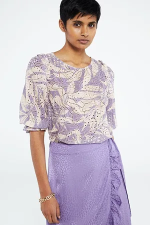 Fabienne Chapot Sarah Top Lovender/cream White