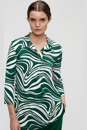 Trvl Drss Tunic Polo Top Spring Green