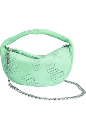 By Far Baby Cush Spearmint Perforated Suede Leather
