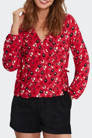 ICODE Flash Pink Rock Floral Print Blouse