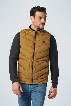 No Excess Bodywarmer Padded Light Moss