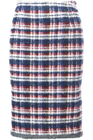 River Woods Skirt Knee Slit At Back