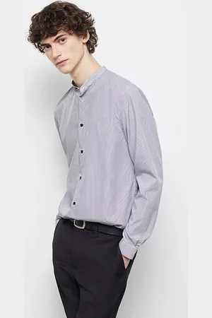 The Kooples Chemise Slim D Col Officier Black White