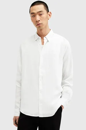 AllSaints Cypress Ls Shirt Optic White
