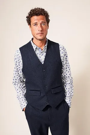 White Stuff Heath Waistcoat Dark Navy