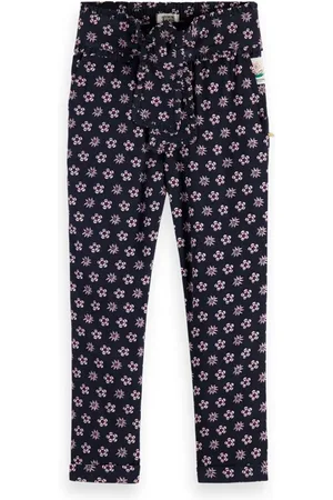 Scotch&Soda All-over Printed Drapey Bow Tie Relaxed Slilm-fit Pants Nigh