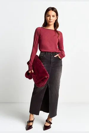 Rich & Royal Organic Heavy Jersey Longsleeve Ruby Red