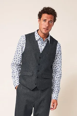 White Stuff Heath Waistcoat Charcoal Grey