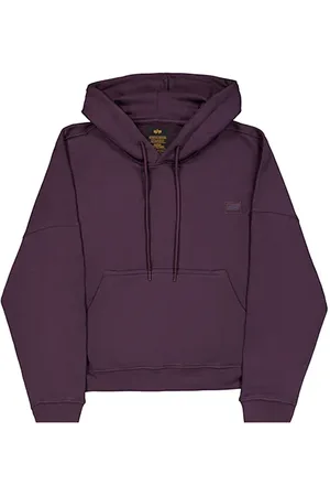 Alpha Industries Alpha Essentials Rl Hoodie Plum