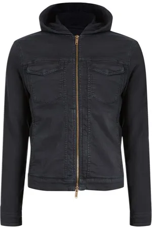 John Varvatos Driggs Trucker - Modern Trucker Jacket H Dark Navy