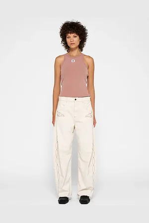 10 days Horse Riding Twill Pants Ecru