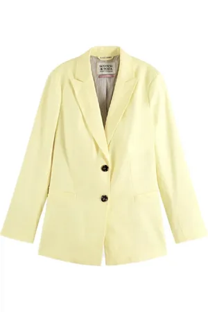 Scotch&Soda Single Breasted Summer Blazer Popcorn