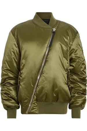 AllSaints Roomer Bomber Khaki Green