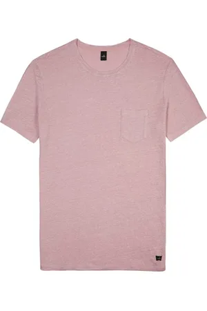 Wahts Reese | Linen Pocket T-shirt Silver Pink