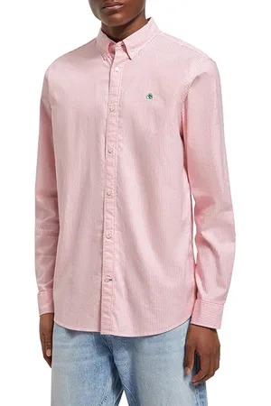 Scotch&Soda Essential Oxford Stripe Tropical Pink / White Stripe