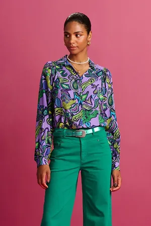 POM Amsterdam Blouse - Full Glow Lilac