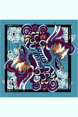 POM Amsterdam Shawl - Pride Royal Blue