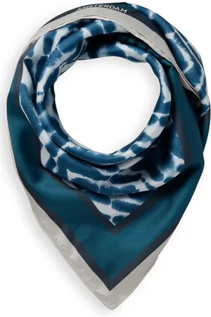 Scotch&Soda Music Map Scarf Disco Dye Bottle Green Scarf