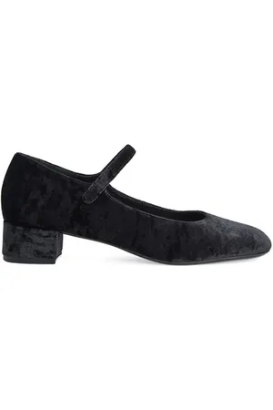 By Far Ginny Black Crushed Velvet