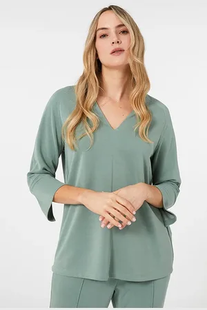 Elena Miro Solid Colour Sweatshirt Green
