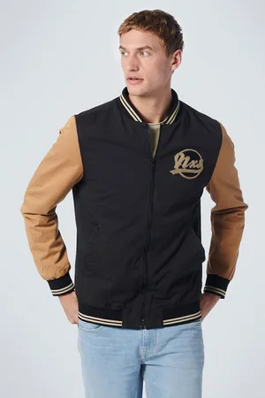 No Excess Jacket Short Fit Bomber Black