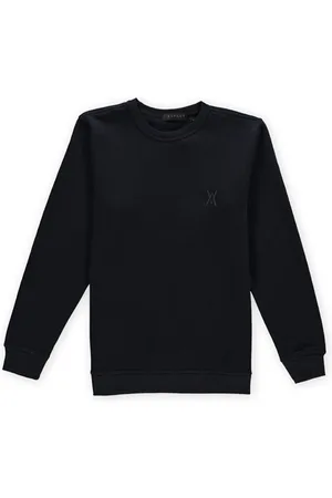 Aspact Ton Sur Ton Logo Crewneck Navy