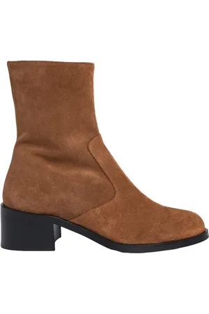 By Far Lara Cognac Suede Leather