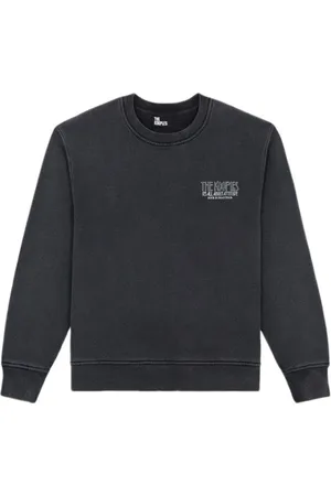 The Kooples Skull Round Neck Sweatshirt Black Washed