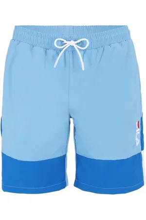 Fila Sciacca Swim Shorts Lichen Blue-vallarta Blue-bright White