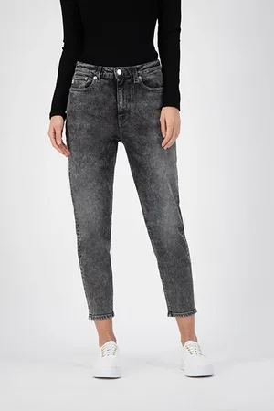 MUD Jeans Mams Stretch Tapered - Heavy Black Stone