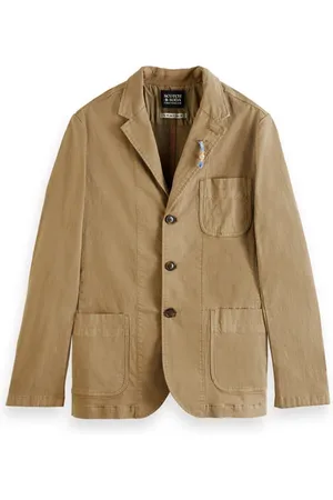 Scotch&Soda Unconstructed 3-button Blazer Sand