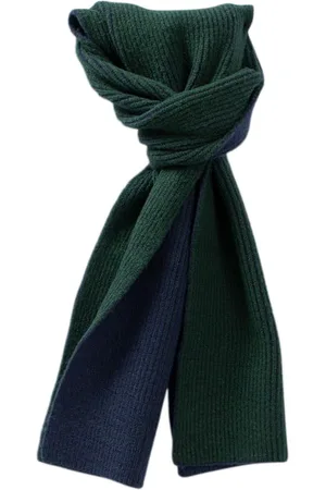 ICODE Royal Blue And Imperial Green Two-sided Scarf