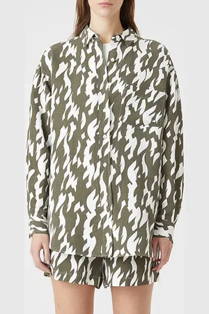 Closed Basic Shirt Army Green
