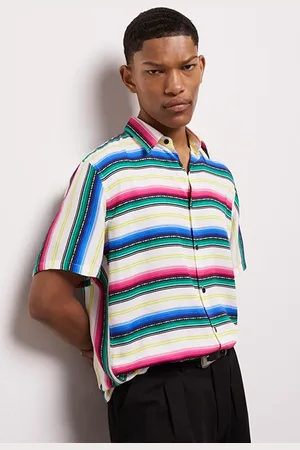 The Kooples Chemise A Manches Courte Et Col Classique Imprimee Multicolo