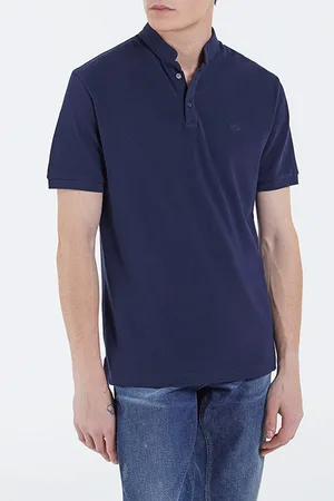 The Kooples Short-sleeved Polo Shirt Navy
