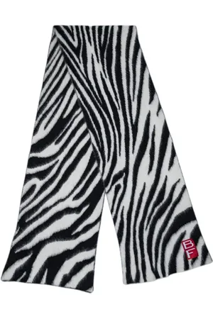By Far Zebra Scarf Bw Alpaca Bw