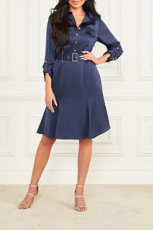 Guess GUESS Victoria Mini Dress Secret Blue