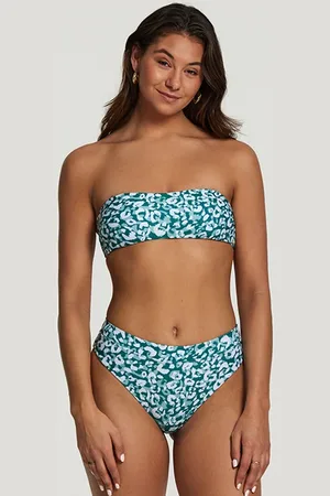 Shiwi Lola Bikini Set Lush Leopard Cool Pine Green Cool Pine Green