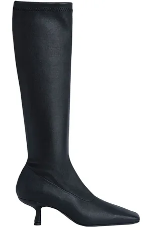 By Far Rosalia Black Stretch Leather