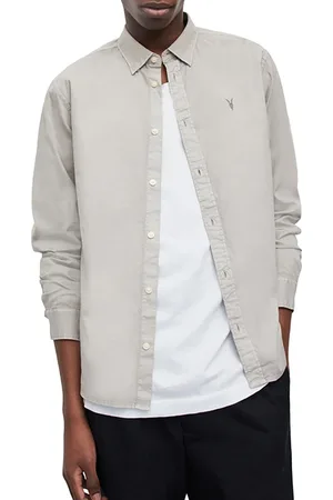 AllSaints Hawthorne Ls Shirt Frosted Taupe