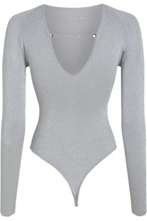 Karl Lagerfeld Evening Knit Body Silver Lurex