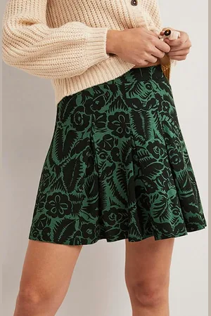 Boden Jersey Mini Skirt Dgr