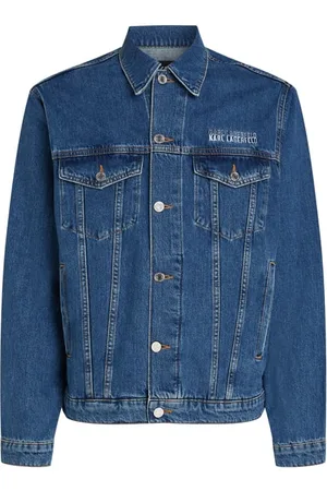 Karl Lagerfeld Mid Blue Denim Jacket Blue