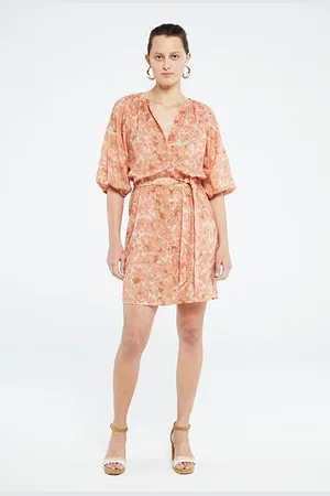 Fabienne Chapot Clipper Dress Quick Sand/pink Papa