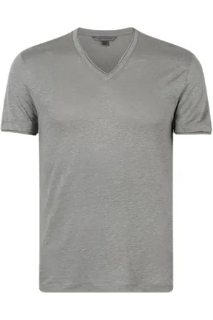 John Varvatos Ss Vneck Jrsy Knt Pewter