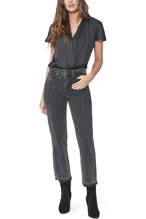 Paige Sarah Straight Ankle Undne Hem Priscilla Destructed
