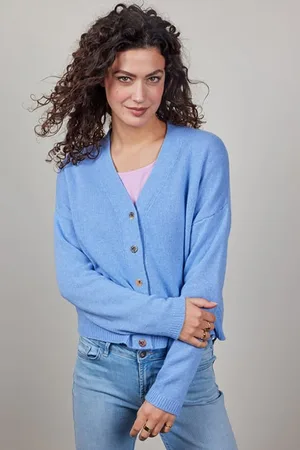 DIDI Cardigan Luce Cashmere Iris Blue