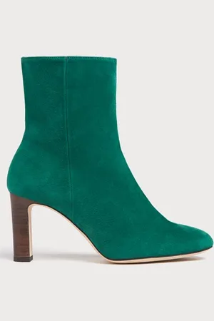 LK Bennett Mirabelle Stack Heel Bright Green